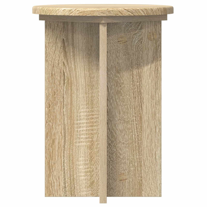 Planteholder 2 pcs Sonoma-eg Ø29,5 x 40 cm Konstrueret træ