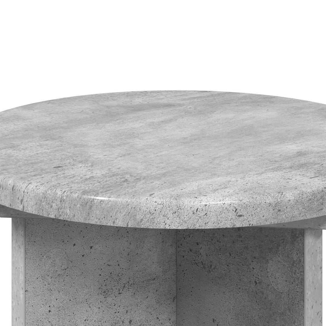 Planteholder 2 stk. Betongrå Ø29,5 x 40 cm Konstrueret træ