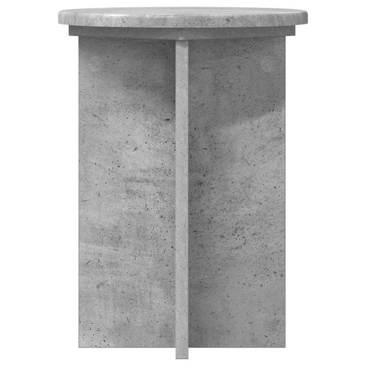 Planteholder 2 stk. Betongrå Ø29,5 x 40 cm Konstrueret træ