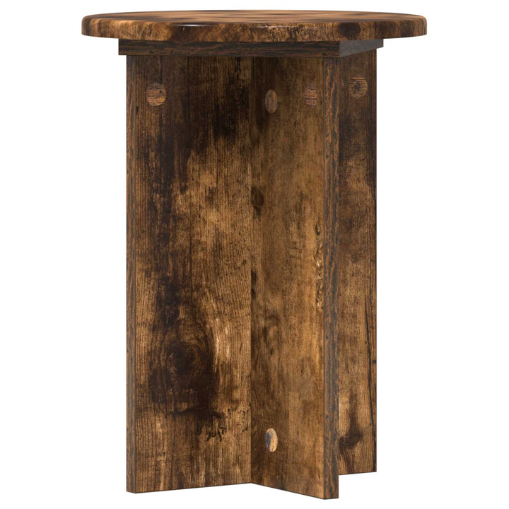 Planteholder 2 pcs Røget eg Ø29,5 x 40 cm Konstrueret træ