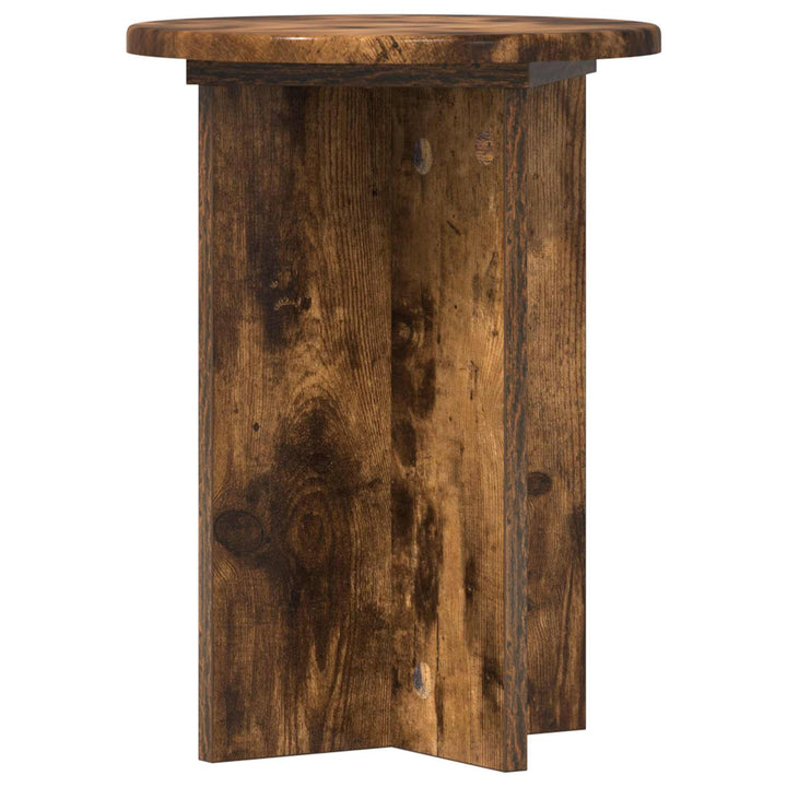 Planteholder 2 pcs Røget eg Ø29,5 x 40 cm Konstrueret træ