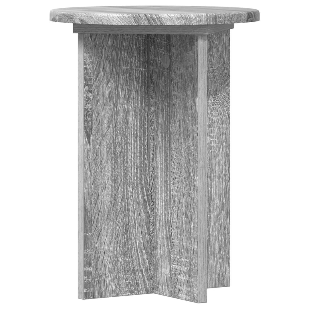 Planteholder 2 stk. Grå sonoma-eg Ø29,5 x 40 cm Konstrueret træ