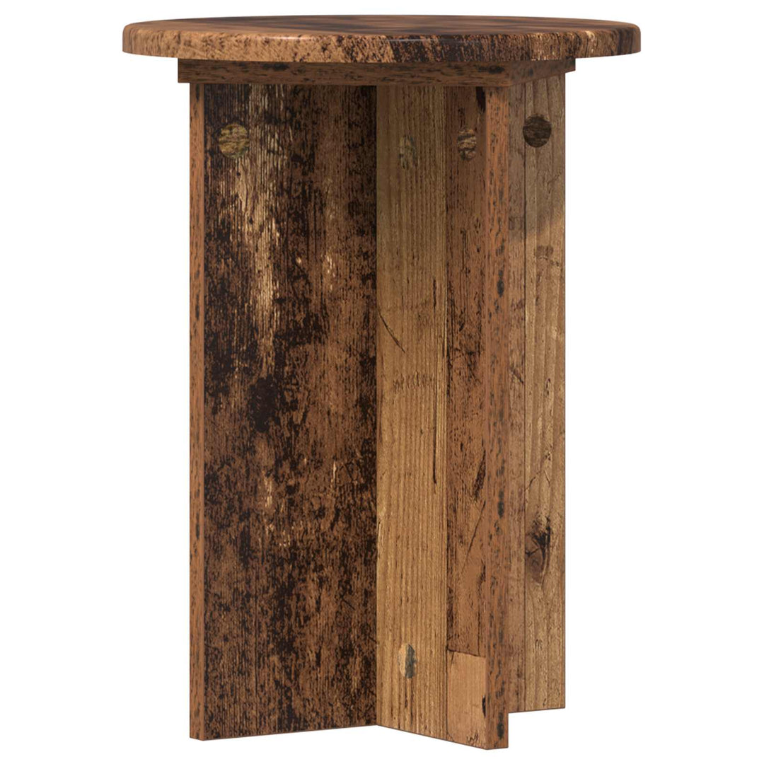 Planteholder 2 pcs Gammelt træ Ø29,5 x 40 cm Konstrueret træ