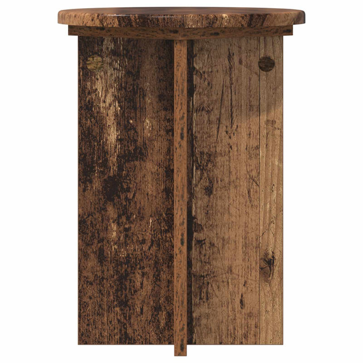 Planteholder 2 pcs Gammelt træ Ø29,5 x 40 cm Konstrueret træ