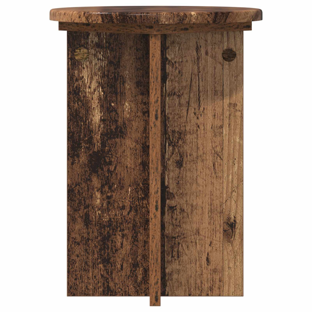 Planteholder 2 pcs Gammelt træ Ø29,5 x 40 cm Konstrueret træ