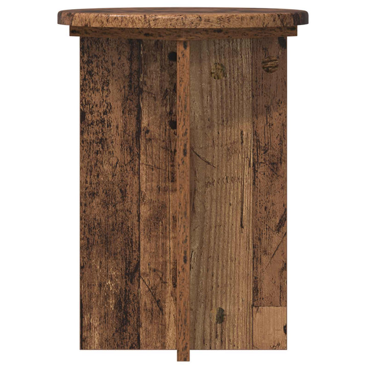 Planteholder 2 pcs Gammelt træ Ø29,5 x 40 cm Konstrueret træ