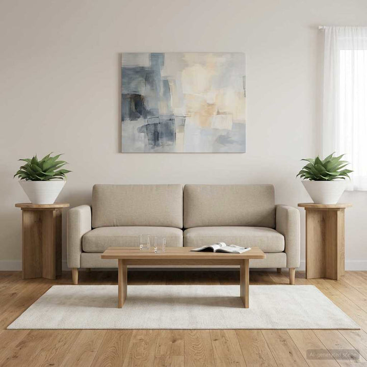 Planteholder 2 pcs Artisan-eg Ø29,5 x 40 cm Konstrueret træ