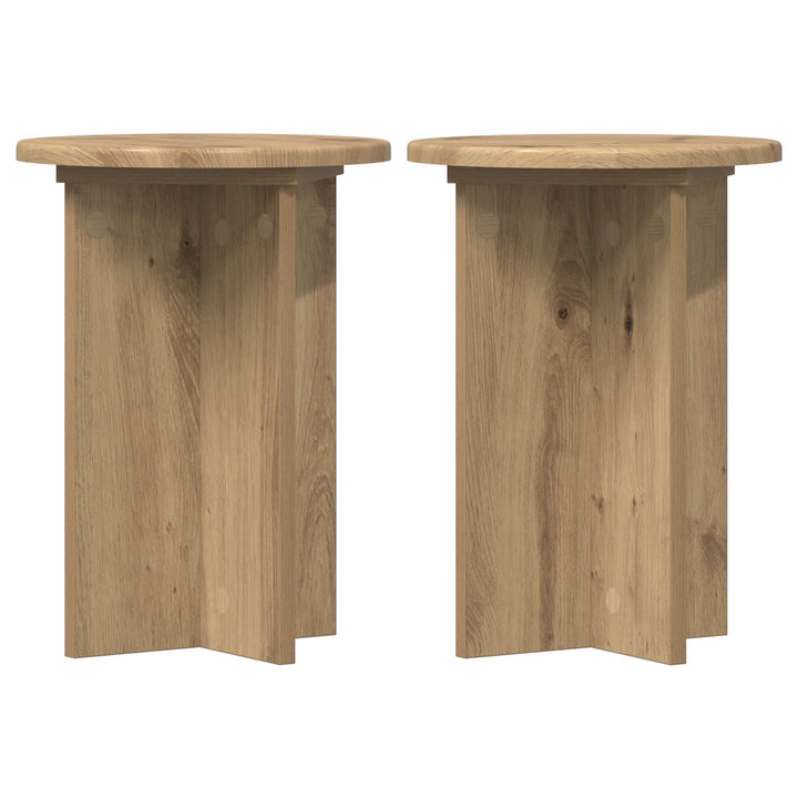 Planteholder 2 pcs Artisan-eg Ø29,5 x 40 cm Konstrueret træ