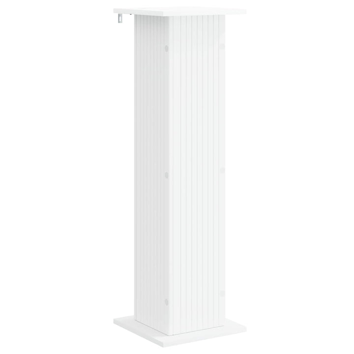 Planteholder 2 pcs Hvid 30,5 x 30 x 100,5 cm Konstrueret træ