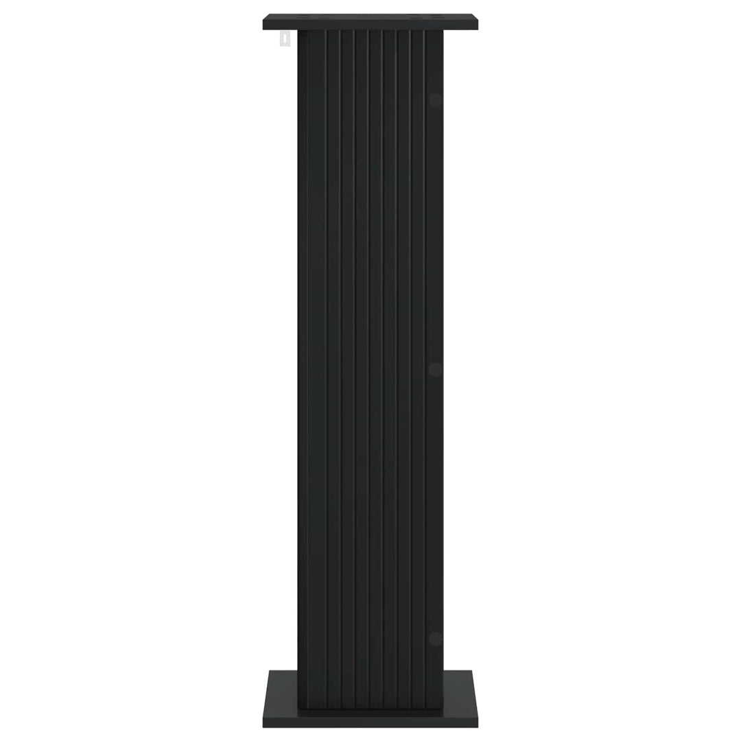 Planteholder Sort 30,5 x 30 x 100,5 cm Konstrueret træ