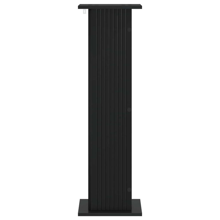 Planteholder 2 pcs Sort 30,5 x 30 x 100,5 cm Konstrueret træ