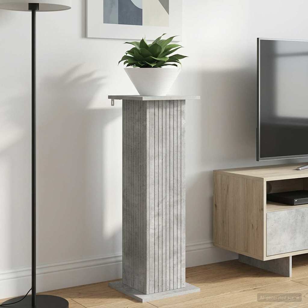 Planteholder 2 pcs Betongrå 30,5 x 30 x 100,5 cm