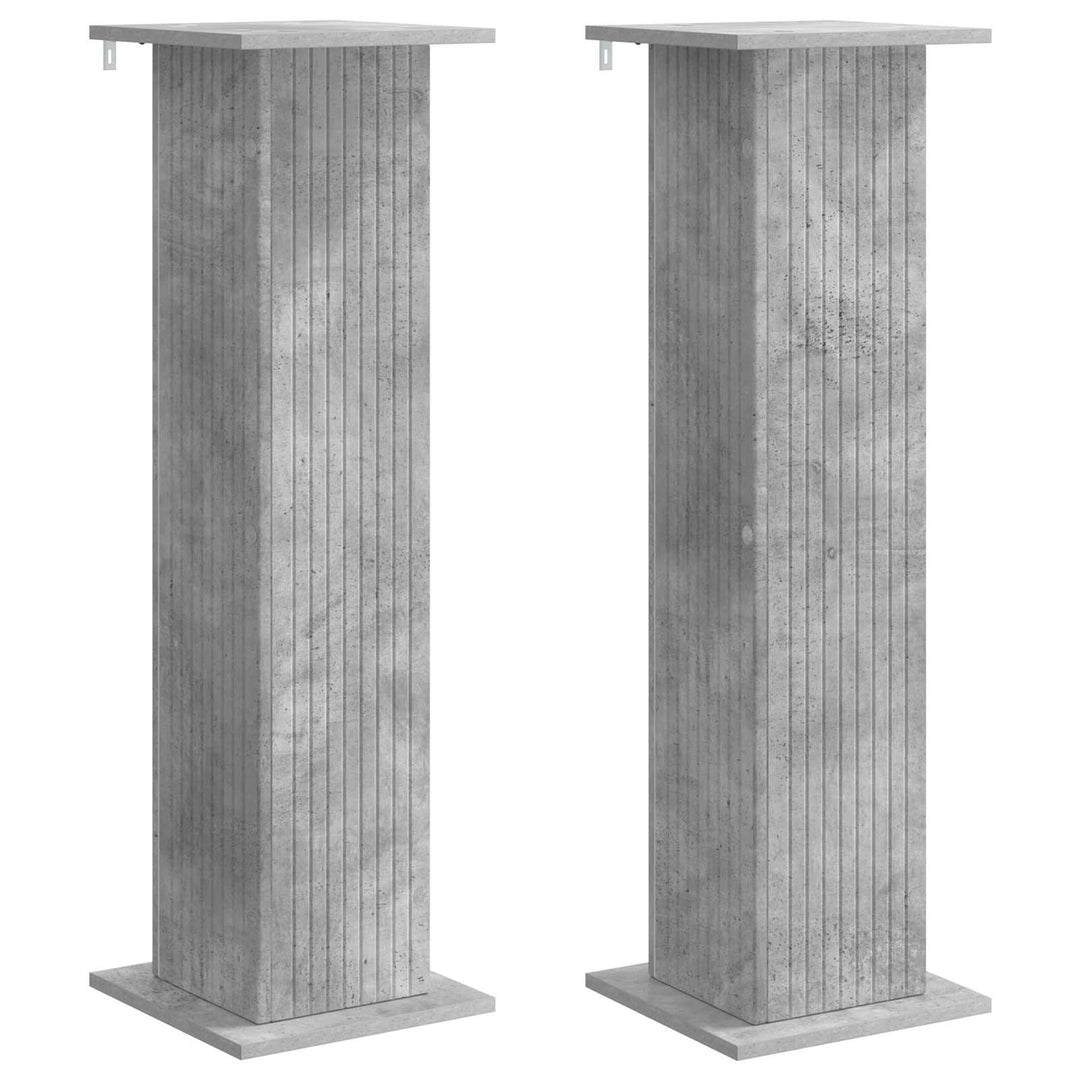 Planteholder 2 pcs Betongrå 30,5 x 30 x 100,5 cm