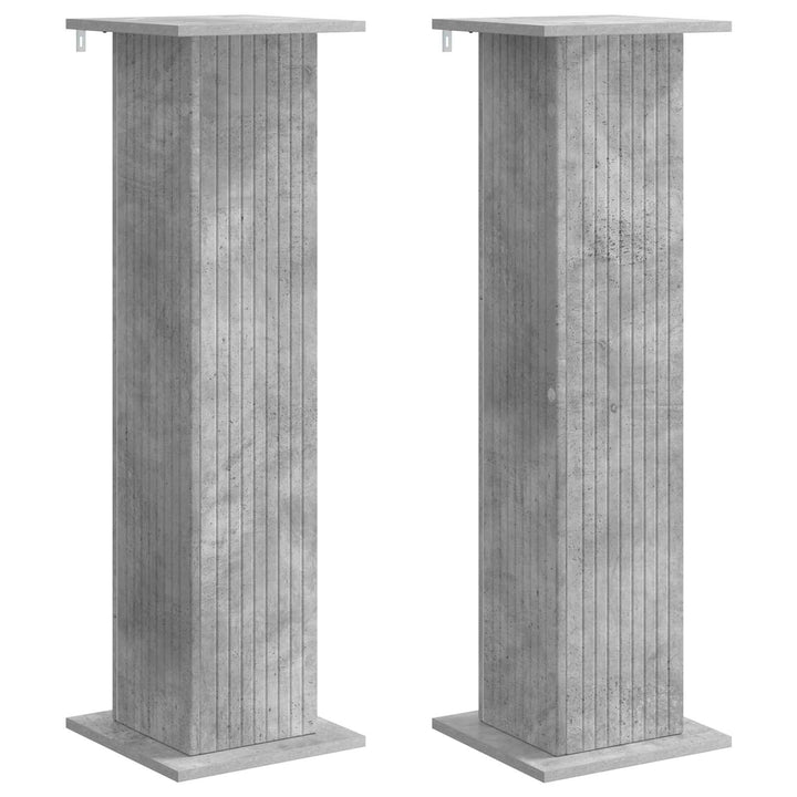 Planteholder 2 pcs Betongrå 30,5 x 30 x 100,5 cm