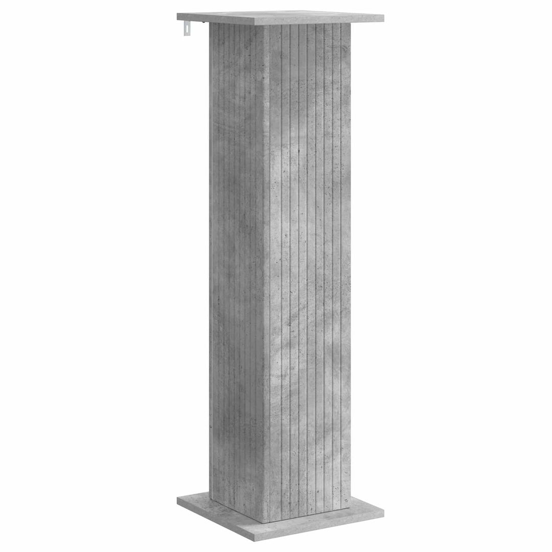 Planteholder 2 pcs Betongrå 30,5 x 30 x 100,5 cm