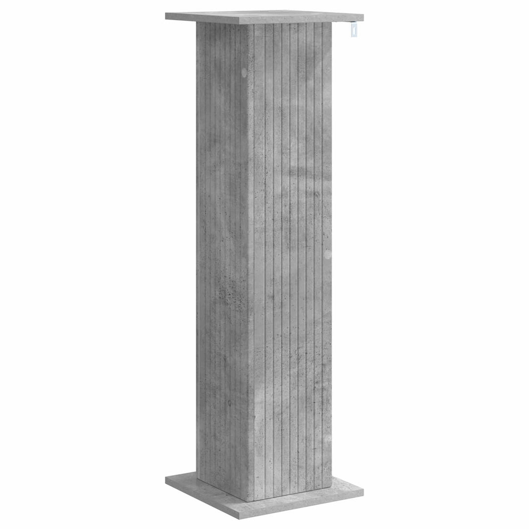Planteholder 2 pcs Betongrå 30,5 x 30 x 100,5 cm