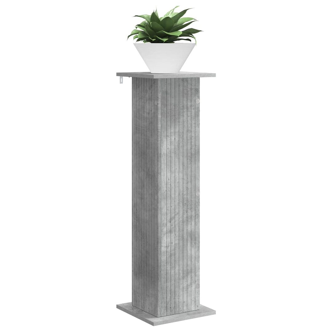 Planteholder 2 pcs Betongrå 30,5 x 30 x 100,5 cm