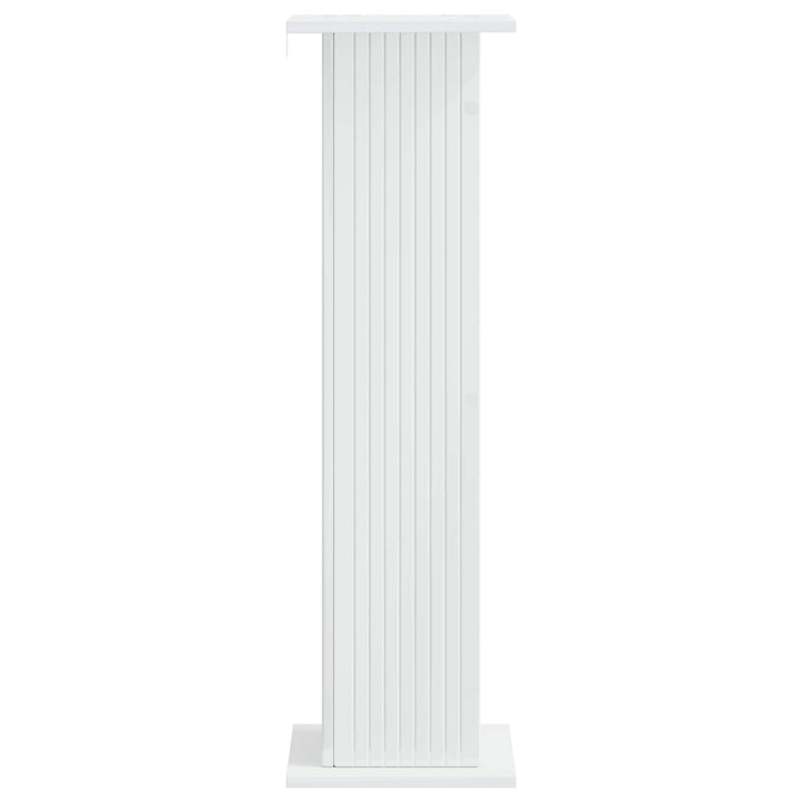 Planteholder 2 pcs Hvid højglans 30,5 x 30 x 100,5 cm
