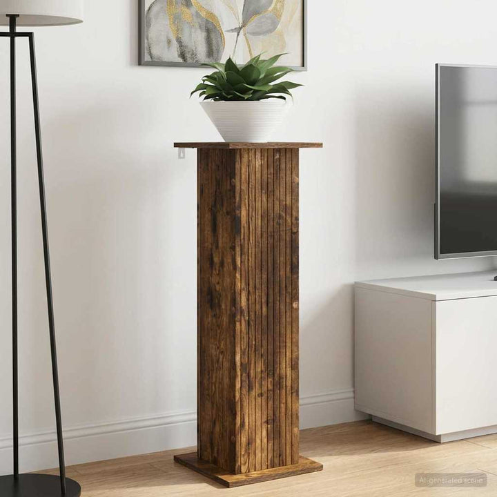 Planteholder 2 pcs Røget eg 30,5 x 30 x 100,5 cm