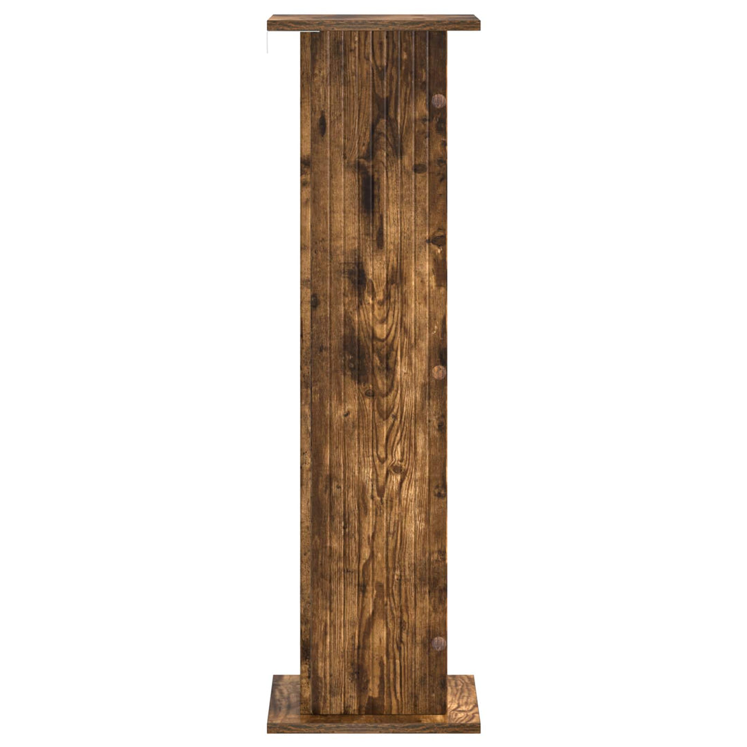 Planteholder 2 pcs Røget eg 30,5 x 30 x 100,5 cm