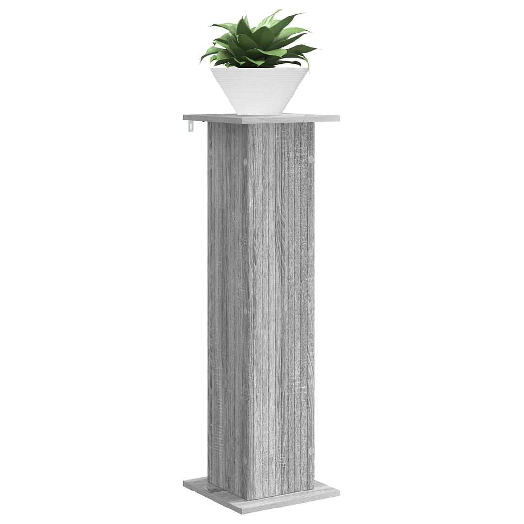 Planteholder Grå sonoma-eg 30,5 x 30 x 100,5 cm Konstrueret træ