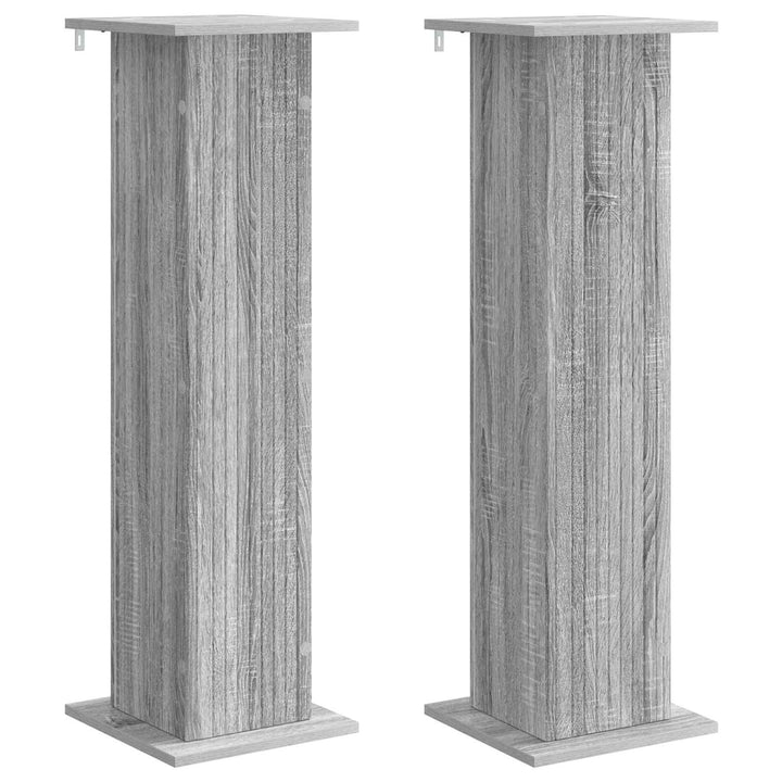 Planteholder 2 pcs Grå sonoma-eg 30,5 x 30 x 100,5 cm