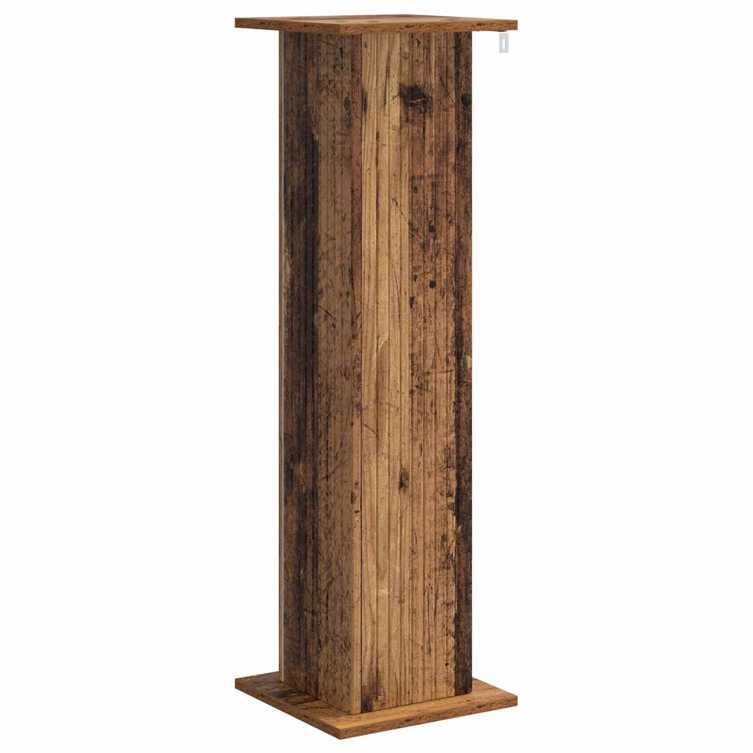 Planteholder Gammelt træ 30,5 x 30 x 100,5 cm Konstrueret træ