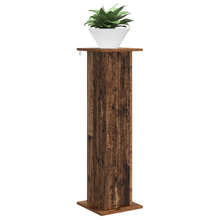 Planteholder Gammelt træ 30,5 x 30 x 100,5 cm Konstrueret træ