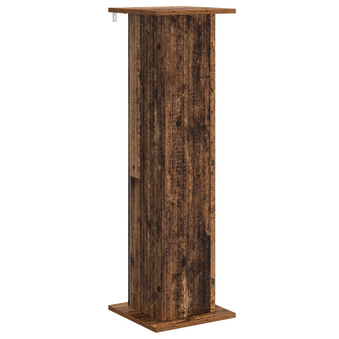 Planteholder 2 pcs Gammelt træ 30,5 x 30 x 100,5 cm