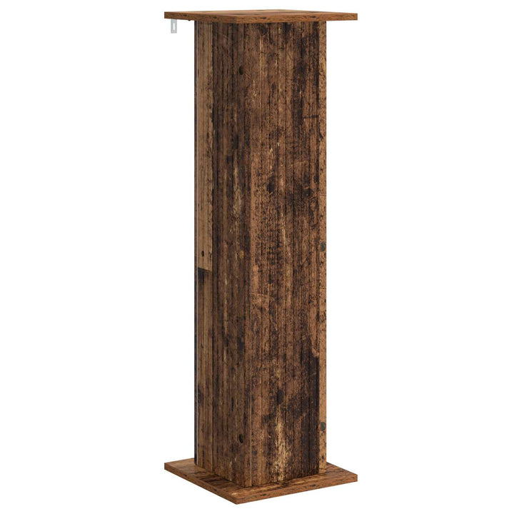 Planteholder 2 pcs Gammelt træ 30,5 x 30 x 100,5 cm