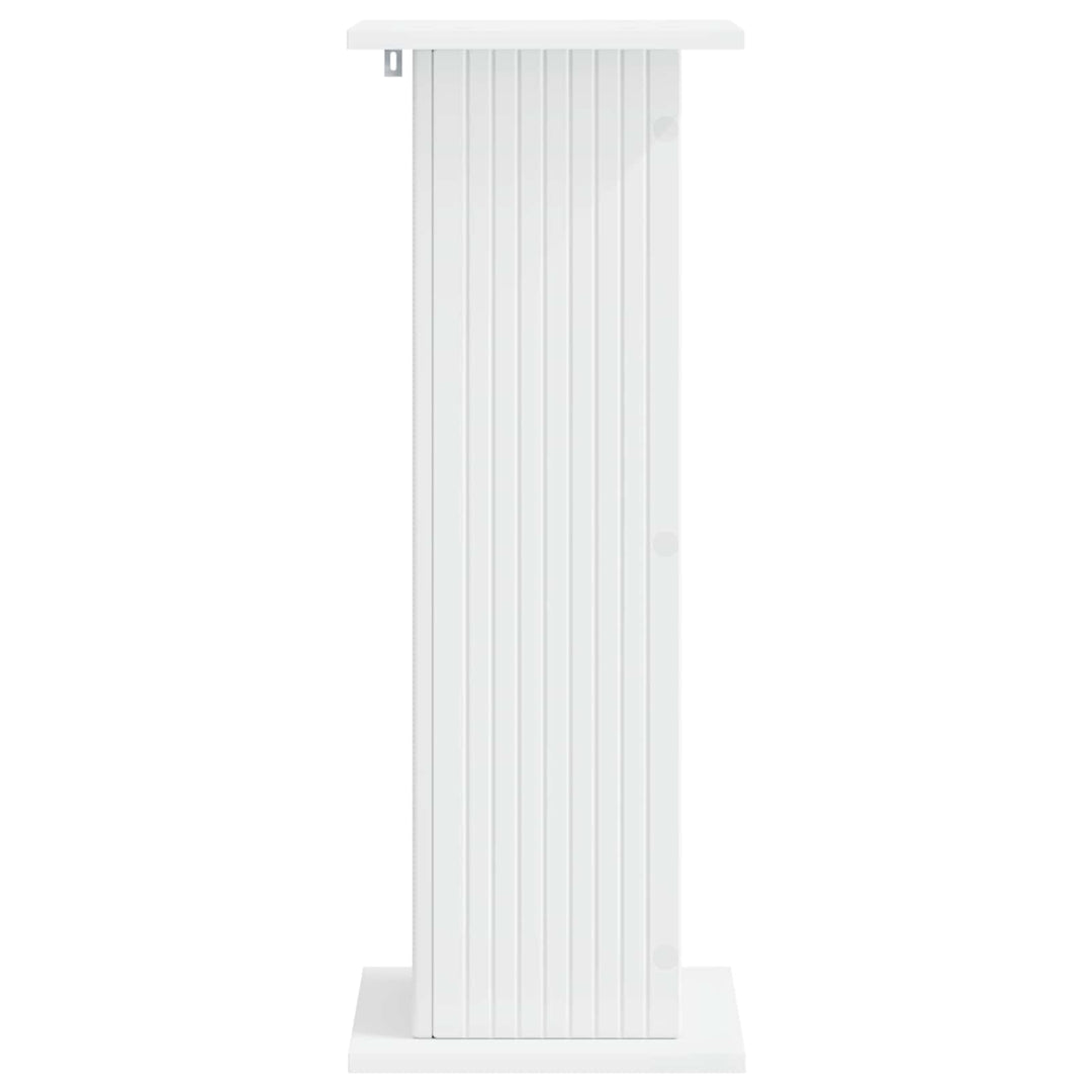 Planteholder 2 pcs Hvid 30,5 x 30 x 80,5 cm Konstrueret træ