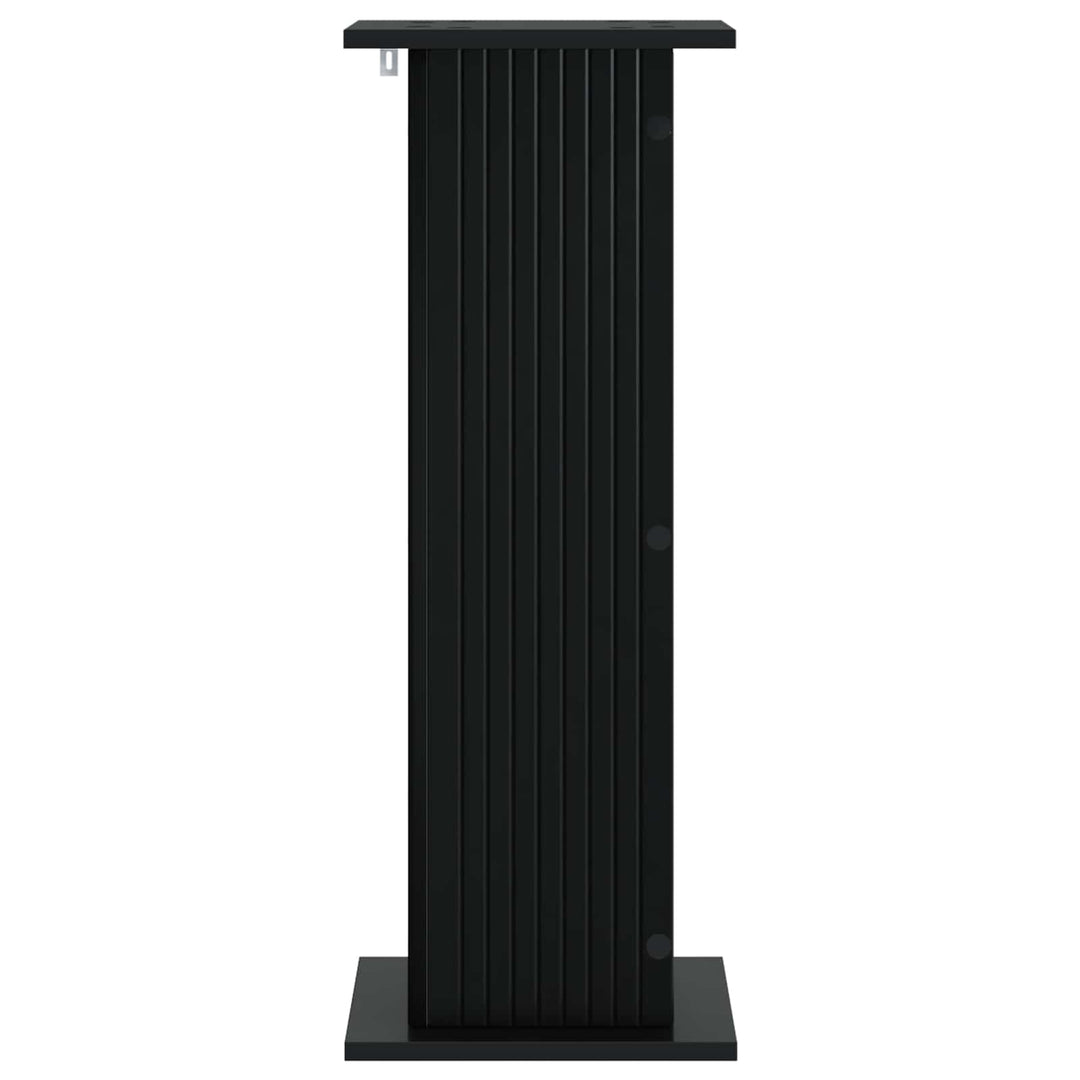 Planteholder Sort 30,5 x 30 x 80,5 cm Konstrueret træ