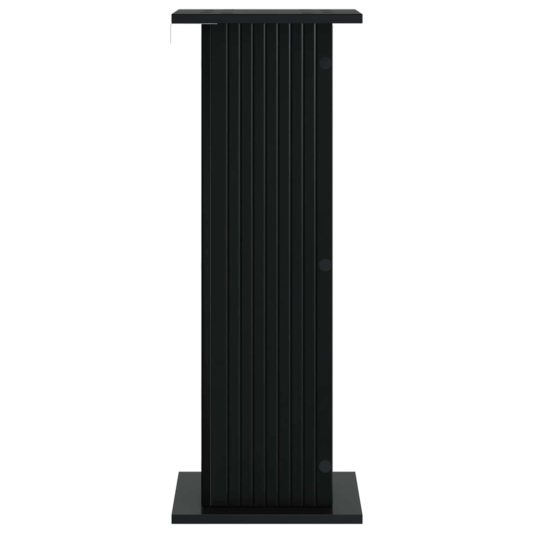 Planteholder Sort 30,5 x 30 x 80,5 cm Konstrueret træ
