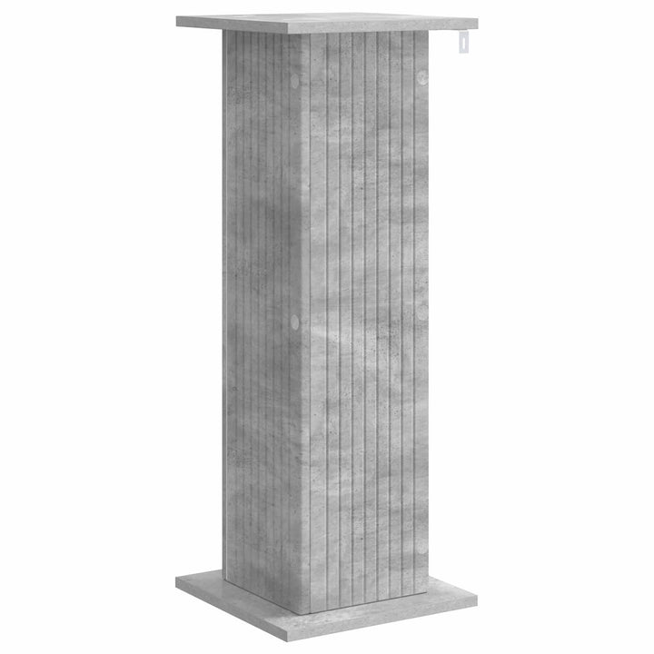 Planteholder Betongrå 30,5 x 30 x 80,5 cm Konstrueret træ