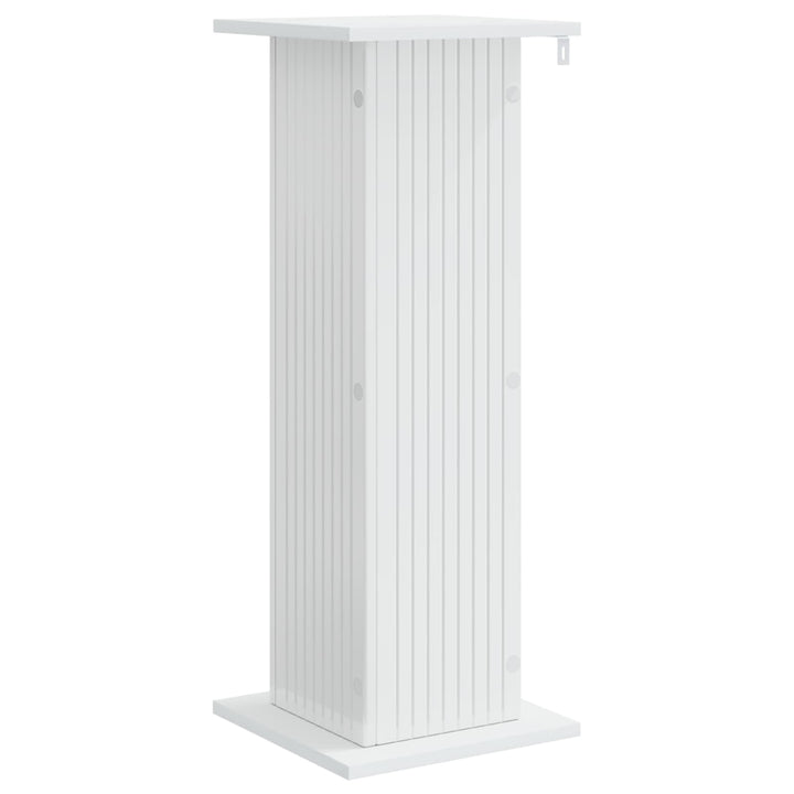 Planteholder 2 pcs Hvid højglans 30,5 x 30 x 80,5 cm