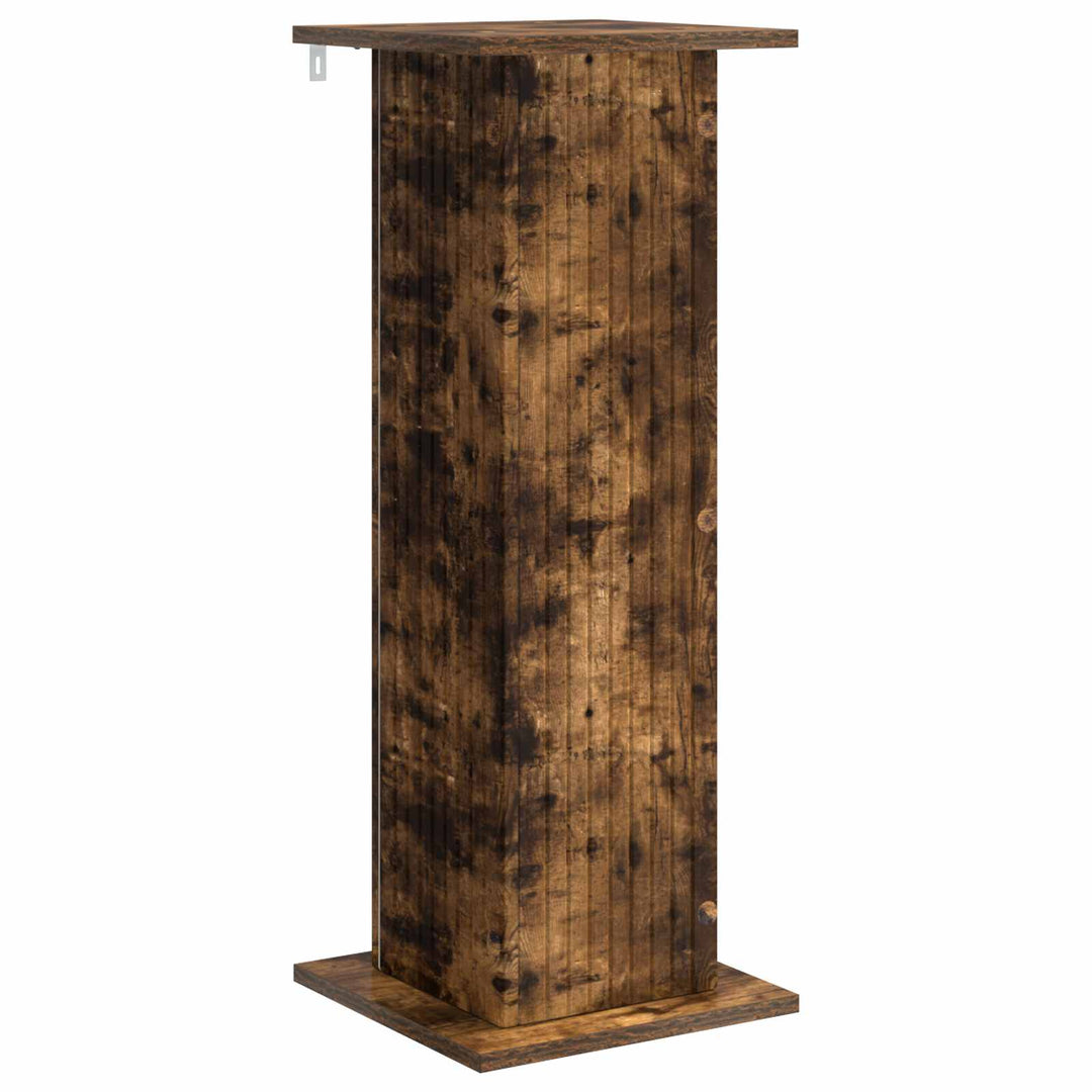 Planteholder Røget eg 30,5 x 30 x 80,5 cm Konstrueret træ