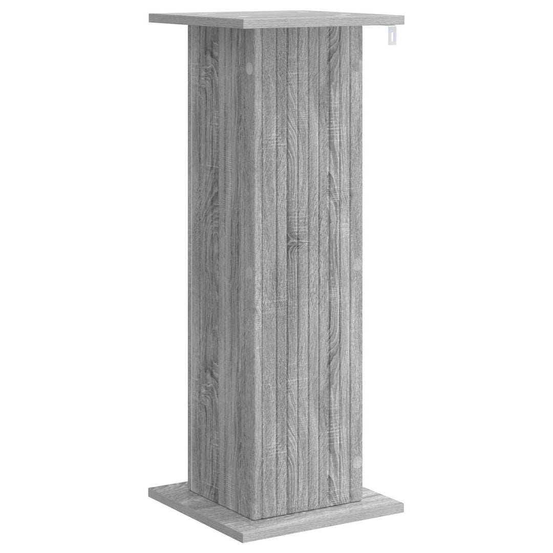 Planteholder Grå sonoma-eg 30,5 x 30 x 80,5 cm Konstrueret træ