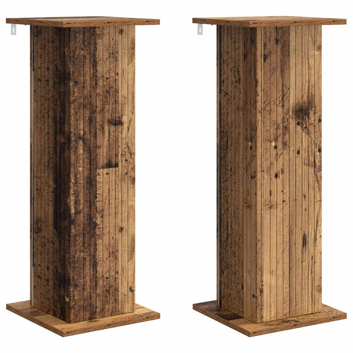 Planteholder 2 pcs Gammelt træ 30,5 x 30 x 80,5 cm