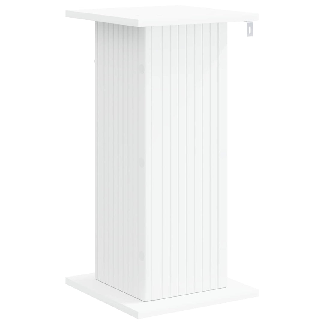 Planteholder Hvid 30,5 x 30 x 60,5 cm Konstrueret træ