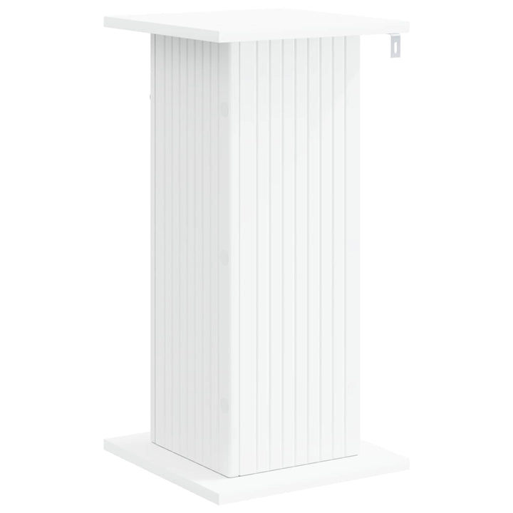 Planteholder 2 pcs Hvid 30,5 x 30 x 60,5 cm Konstrueret træ