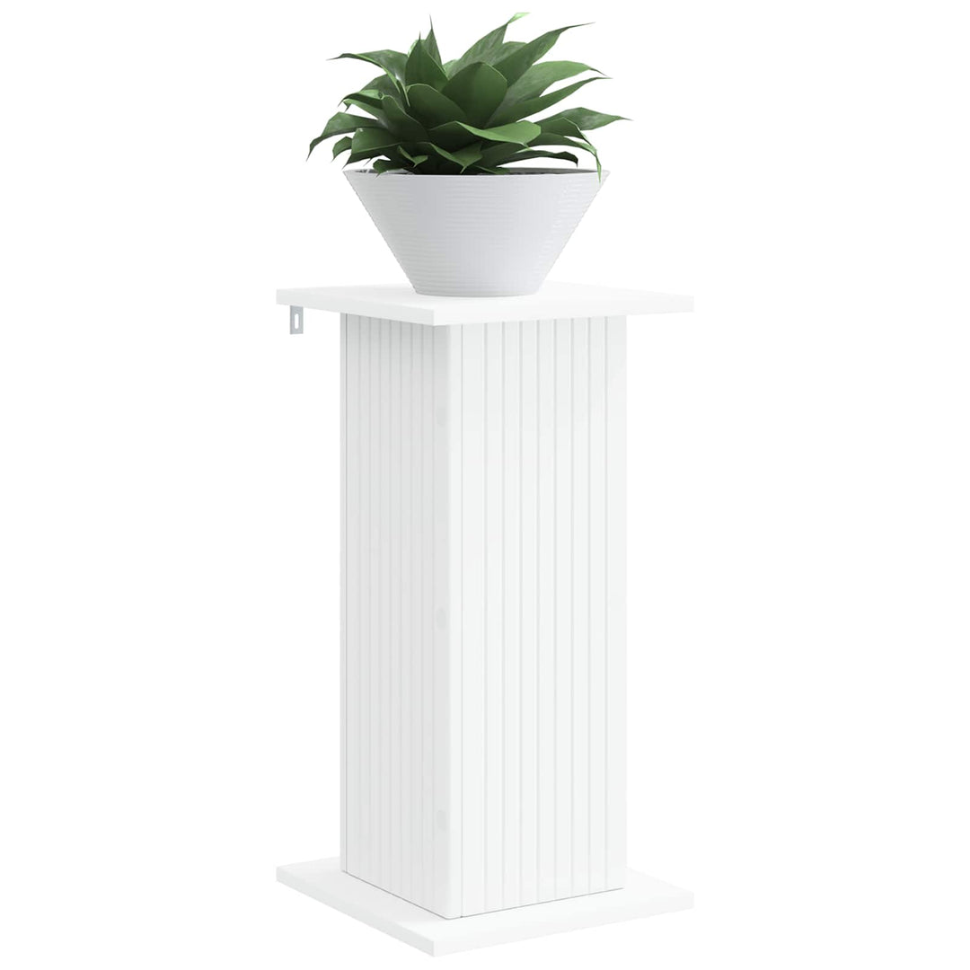 Planteholder 2 pcs Hvid 30,5 x 30 x 60,5 cm Konstrueret træ