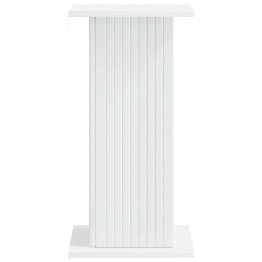 Planteholder 2 pcs Hvid 30,5 x 30 x 60,5 cm Konstrueret træ