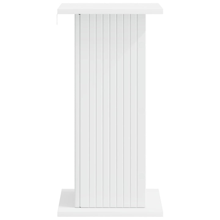 Planteholder 2 pcs Hvid 30,5 x 30 x 60,5 cm Konstrueret træ