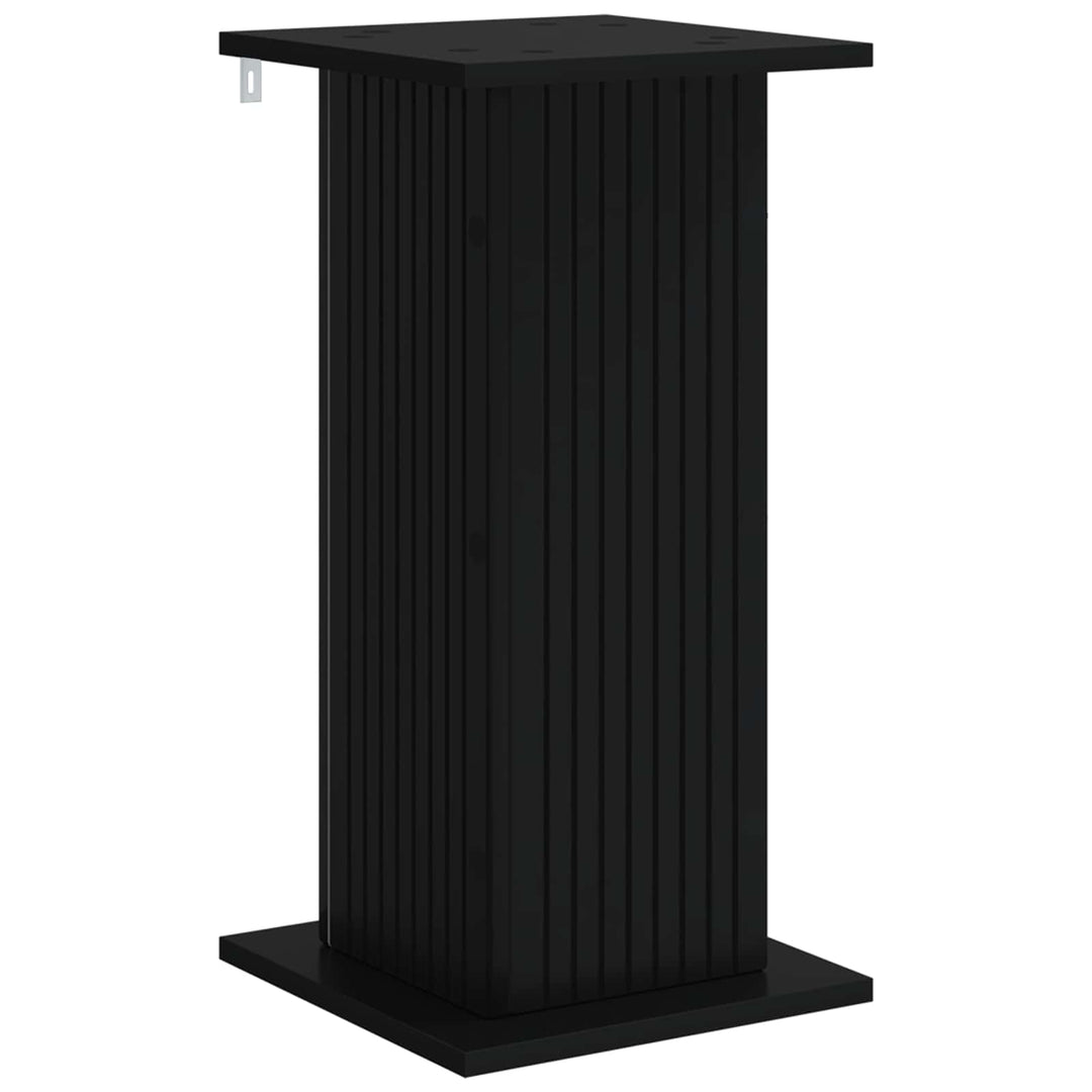 Planteholder Sort 30,5 x 30 x 60,5 cm Konstrueret træ