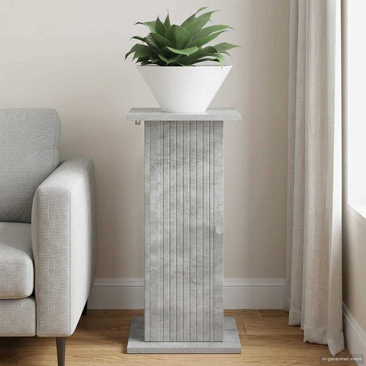 Planteholder Betongrå 30,5 x 30 x 60,5 cm Konstrueret træ