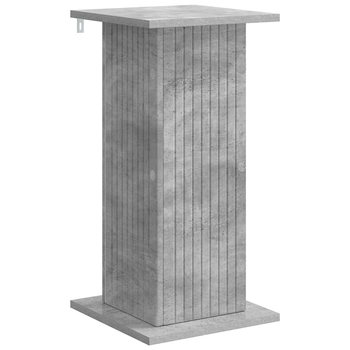 Planteholder 2 pcs Betongrå 30,5 x 30 x 60,5 cm Konstrueret træ