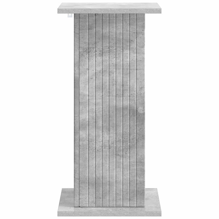 Planteholder 2 pcs Betongrå 30,5 x 30 x 60,5 cm Konstrueret træ