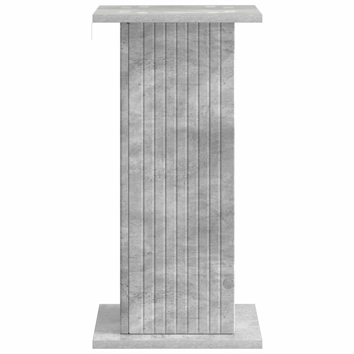 Planteholder 2 pcs Betongrå 30,5 x 30 x 60,5 cm Konstrueret træ
