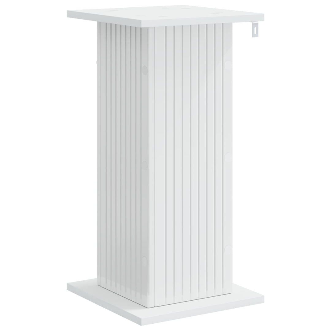 Planteholder 2 pcs Hvid højglans 30,5 x 30 x 60,5 cm