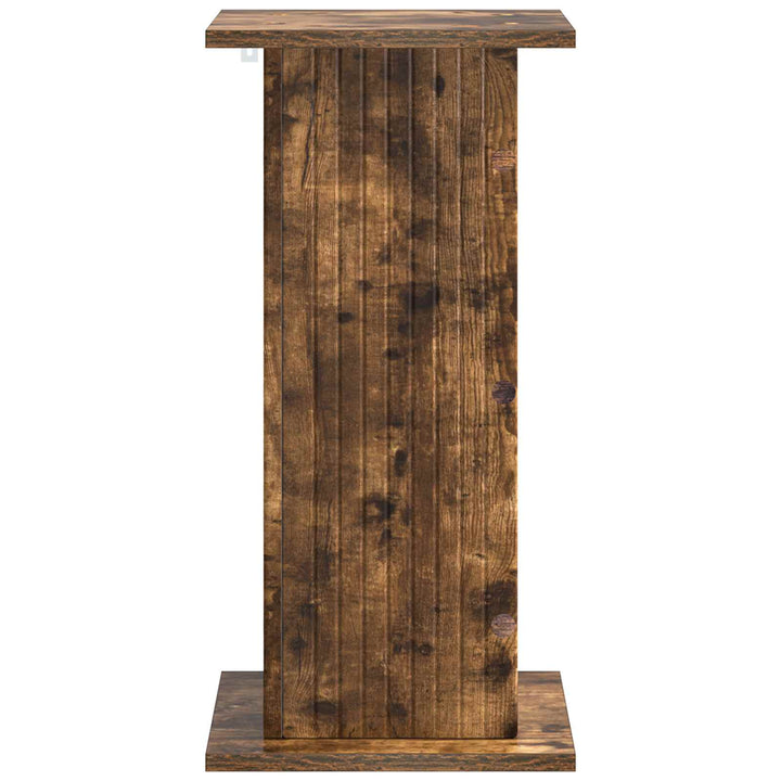 Planteholder 2 pcs Røget eg 30,5 x 30 x 60,5 cm Konstrueret træ